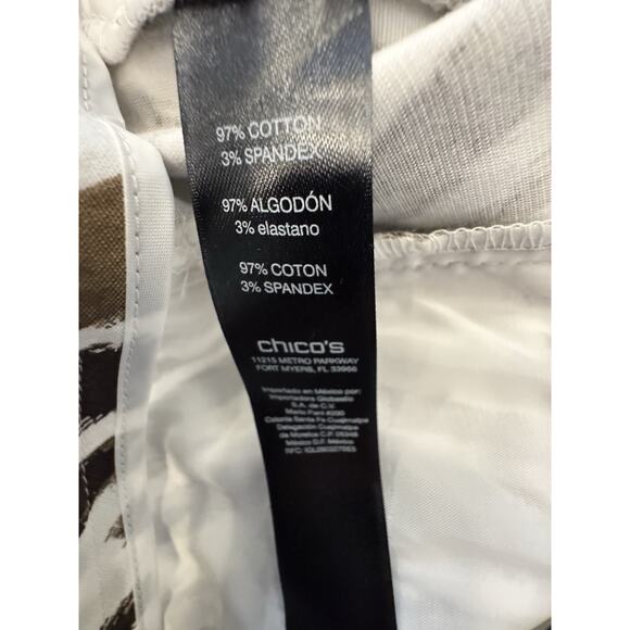 So Slimming By Chico’s Women’s Cropped Pant Size 2.5 Cuffed - Picture 14 of 14